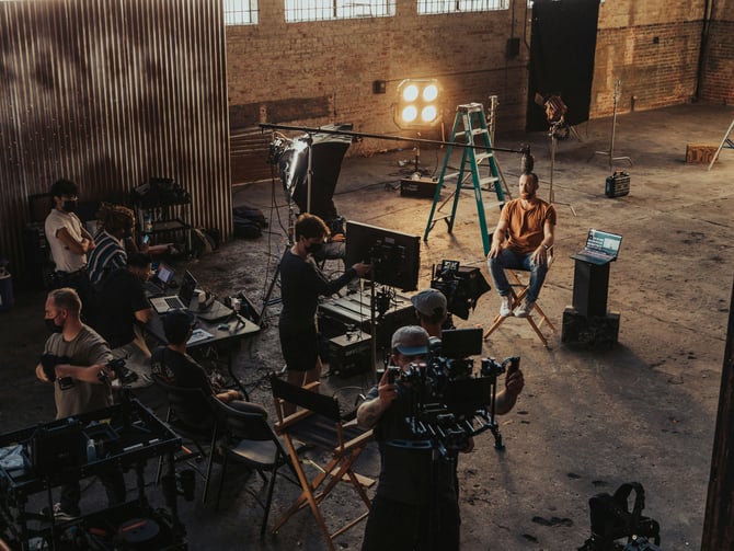 Film production crew