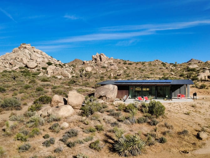 Homestead Modern property in the high desert